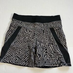 Lole Athletic Shorts Gray Black Size Small